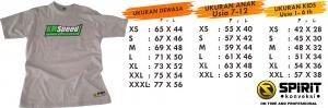 Ukuran Kaos
