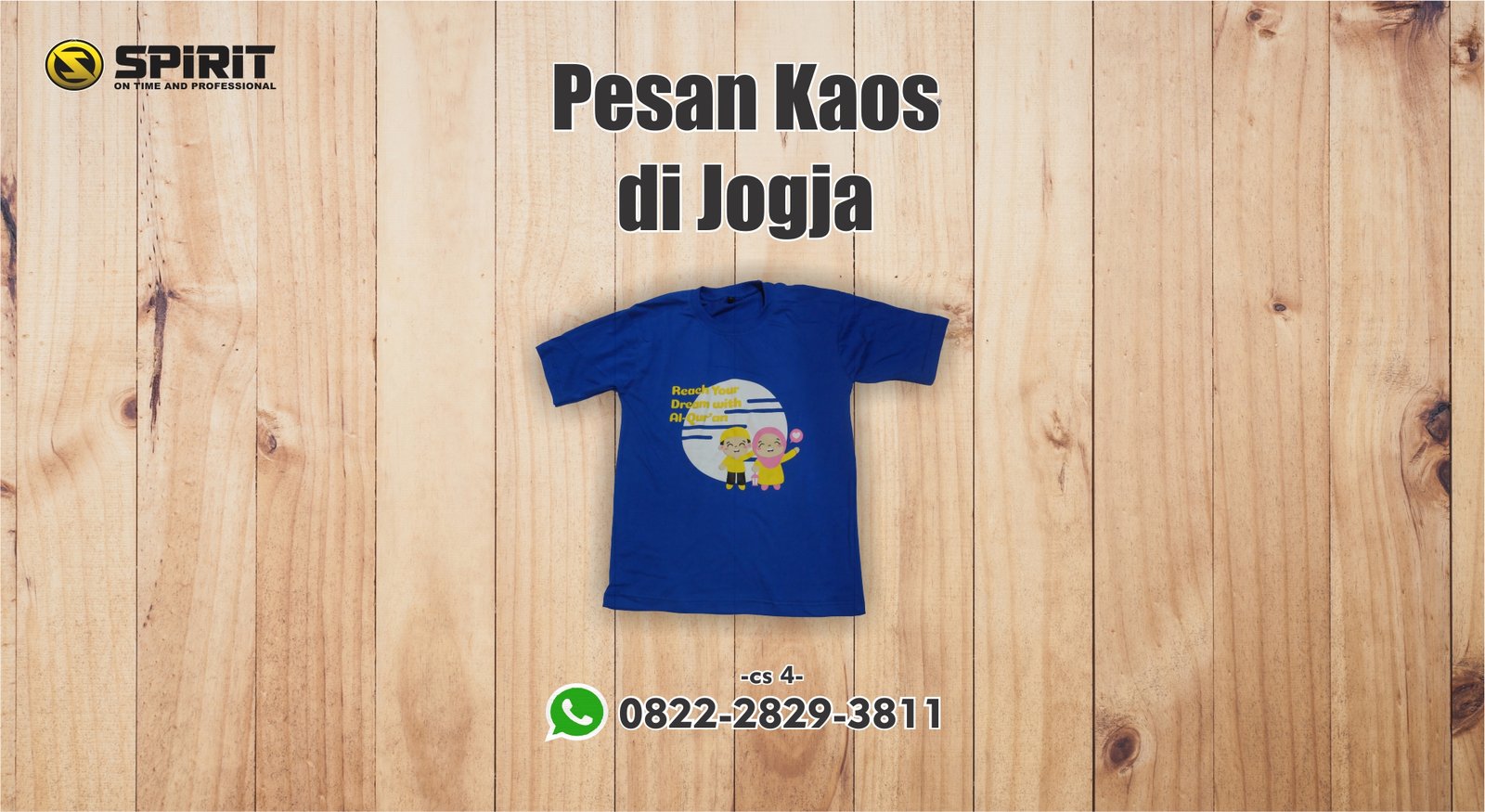 Produsen Kaos Oblong Berkualitas dengan harga terjangkau di Jogja